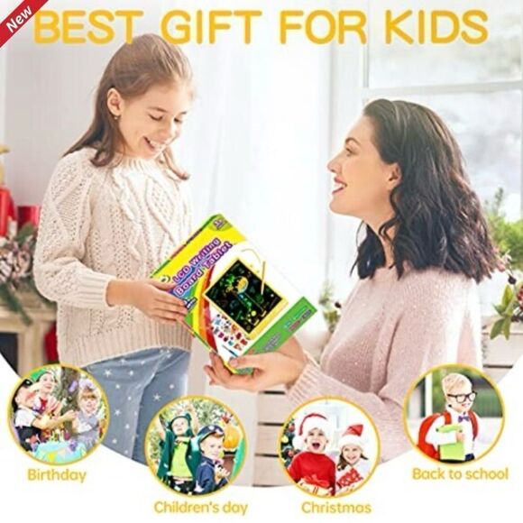 🤯5/$20🤯 10 Inch LCD Writing Tablet For Kids Coloring Screen Drawing Board NIB - Picture 5 of 7